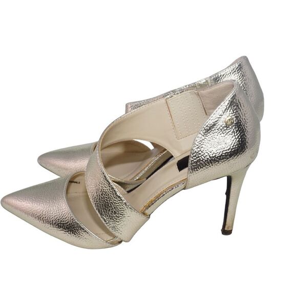 Jones New York Colette Metallic D'Orsay Pumps, Size 8 - Picture 10 of 11
